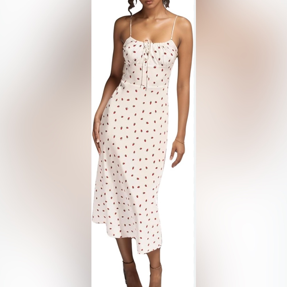 Strawberry Print Dress
